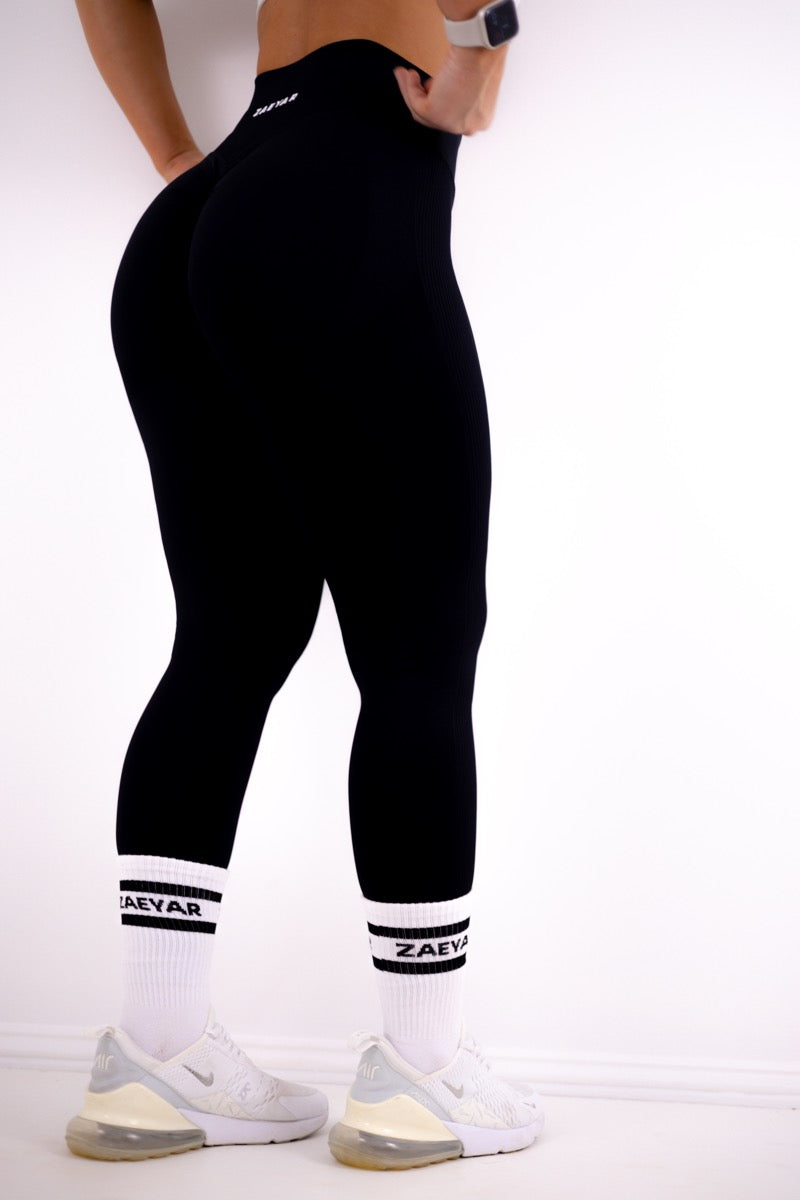 Scrunch Butt Lift Leggings- White