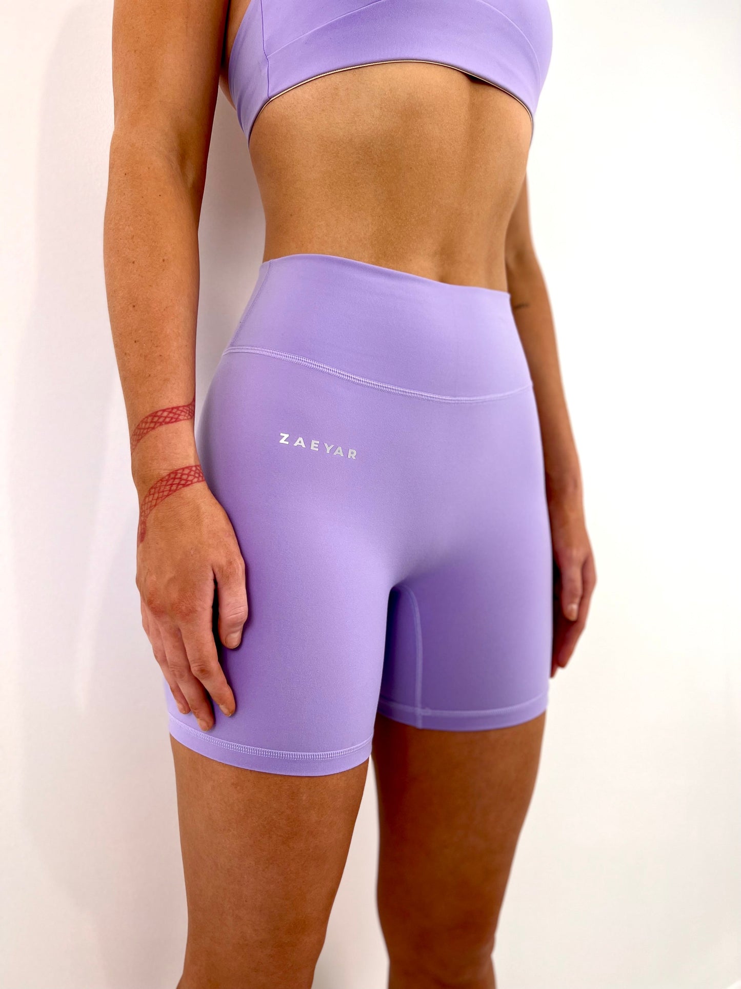 Zaeyar Signature Bike Short- Lilac