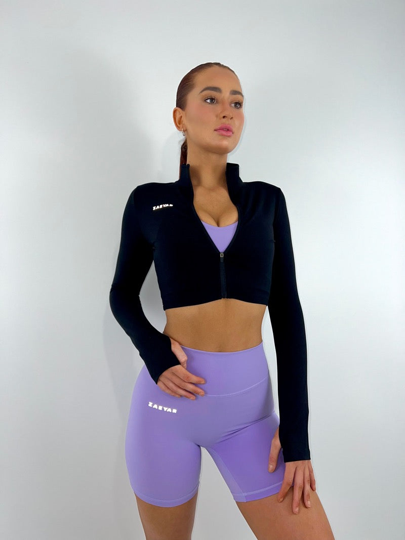 Zaeyar Classic Dry Fit Crop Jacket